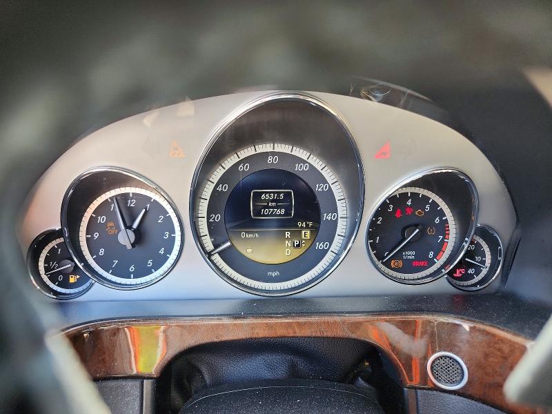 2012 Mercedes-benz E-klasse VIN WDDHF5KBXCA613356 COPART salvage auction — FRONT END, ID - SALVAGE CERTIFICATE OF TITLE, sold $800 on 2026-07-14 (photo 9)