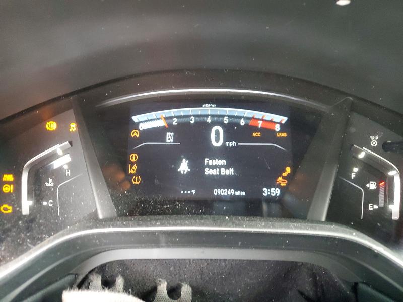 2022 Honda Cr-v VIN 7FARW1H57NE003714 COPART salvage auction — FRONT END, Fl - Cert Of Title Slvg Rebuildable, sold $6,300 on 2026-07-16 (photo 9)