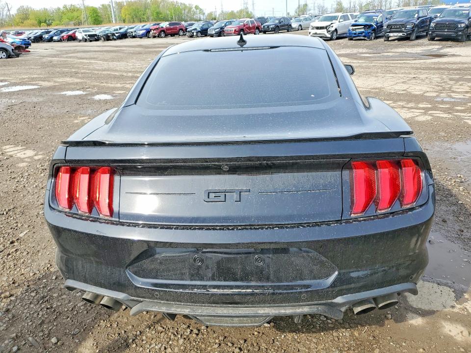 2022 Ford Mustang VIN 1FA6P8CF7N5145279 COPART salvage auction — FRONT END, Mi - Certificate Of Title, sold $18,400 on 2026-07-10 (photo 6)