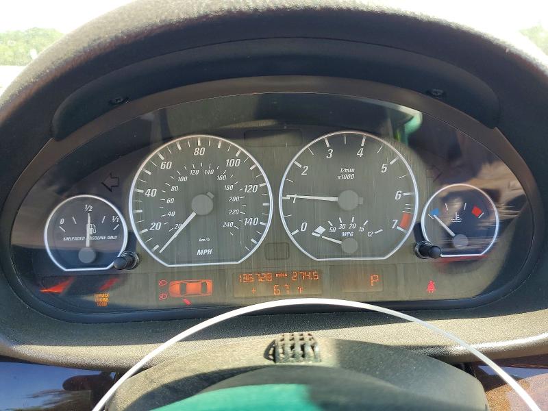 2004 BMW 3er VIN WBABW53464PL47894 COPART salvage auction — FRONT END, GA - CERT OF TITLE-SALVAGE, sold $950 on 2026-08-20 (photo 9)