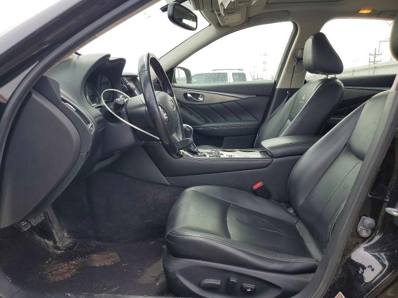 2014 Infiniti VIN JN1BV7AR7EM690025 COPART salvage auction — REAR END, Il - Salvage Certificate, sold $4,150 on 2026-07-07 (photo 7)