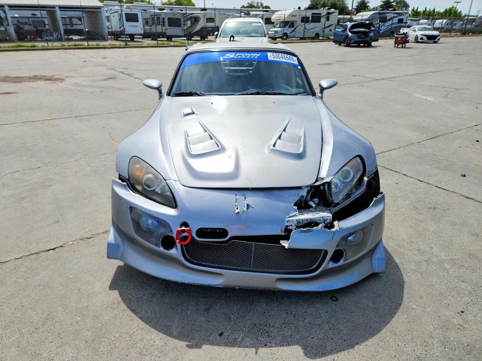 2001 Honda S2000 VIN JHMAP114X1T001517 COPART salvage auction — FRONT END, Ca - Salvage Certificate, sold $21,100 on 2026-07-13 (photo 5)