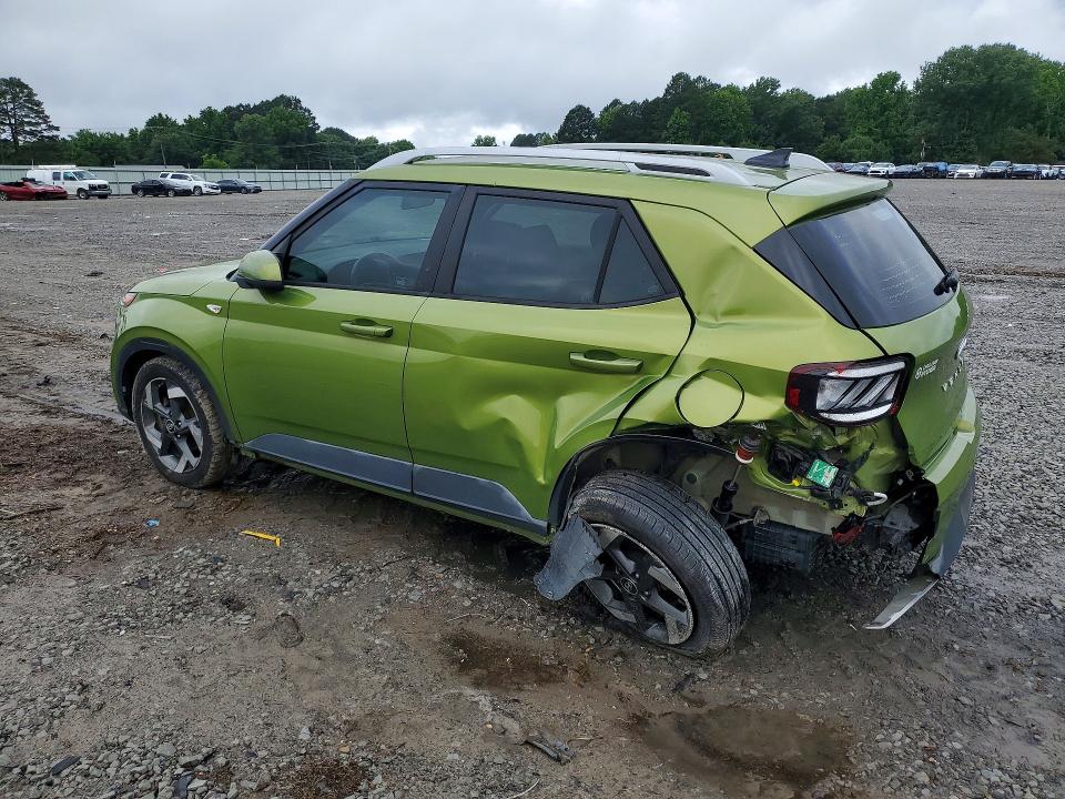 2021 Hyundai Venue VIN KMHRC8A32MU071135 COPART salvage auction — REAR END, Ar - Cert Of Title-Salvage, sold $2,450 on 2026-07-08 (photo 2)