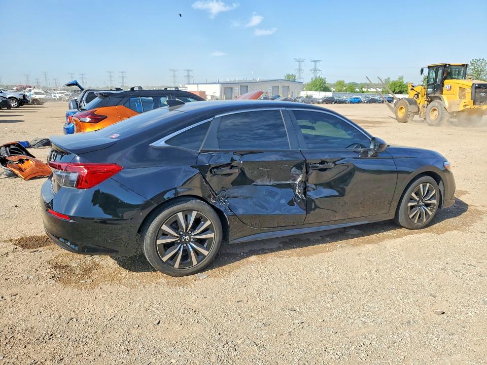 2022 Honda Civic VIN JHMFE1F71NX007672 COPART salvage auction — SIDE, Il - Salvage Certificate, sold $5,700 on 2026-07-30 (photo 3)