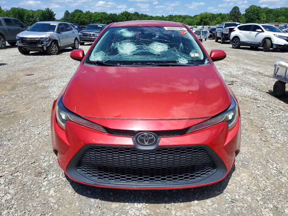 2021 Toyota Corolla VIN 5YFEPMAE1MP164243 COPART salvage auction — HAIL, Ar - Cert Of Title-Salvage, sold $5,200 on 2026-07-08 (photo 5)