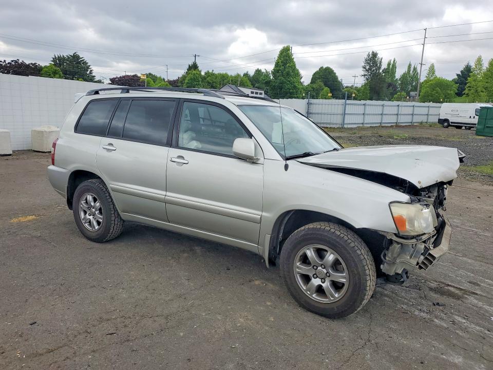 2004 Toyota Highlander VIN JTEEP21A440030978 COPART salvage auction — FRONT END, Or - Salvage Title Certificate, sold $500 on 2026-07-17 (photo 4)