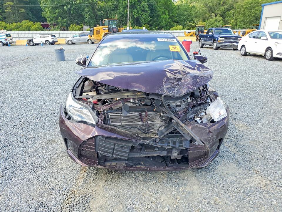 2018 Toyota Avalon VIN 4T1BD1EB4JU063251 COPART salvage auction — FRONT END, Nc - Salvage Certificate Of Title, sold $4,250 on 2026-07-02 (photo 5)