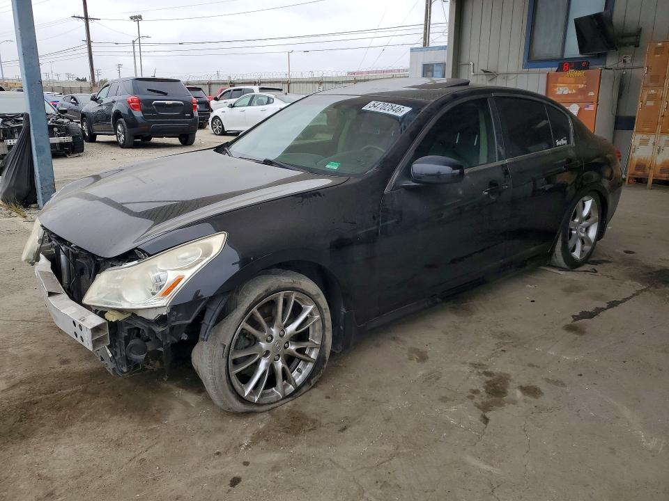 2008 Infiniti G35 VIN JNKBV61EX8M218313 COPART salvage auction — FRONT END, CA - SALVAGE CERTIFICATE, sold $225 on 2026-07-27 (photo 1)