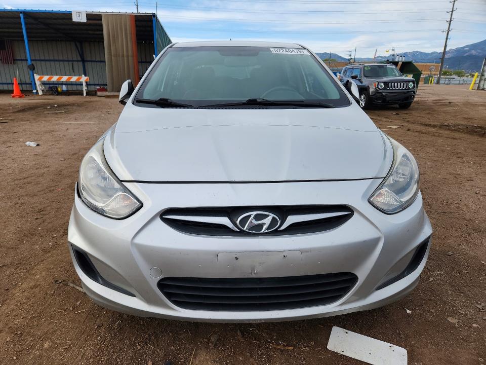 2013 Hyundai Accent VIN KMHCT5AE0DU131550 COPART salvage auction — SIDE, Co - Salvage Title, sold $700 on 2026-07-15 (photo 5)