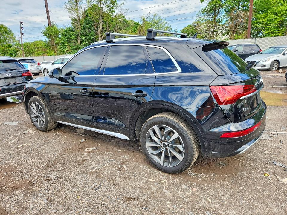 2021 Audi Q5 VIN WA1BAAFYXM2014890 COPART salvage auction — FRONT END, Pa - Certificate Of Salvage, sold $1,050 on 2026-07-15 (photo 2)