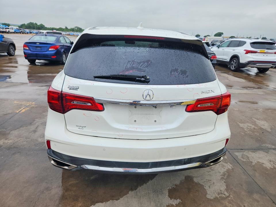 2019 Acura VIN 5J8YD3H50KL006408 COPART salvage auction — HAIL, Tx - Certificate Of Title, sold $3,300 on 2026-08-03 (photo 6)