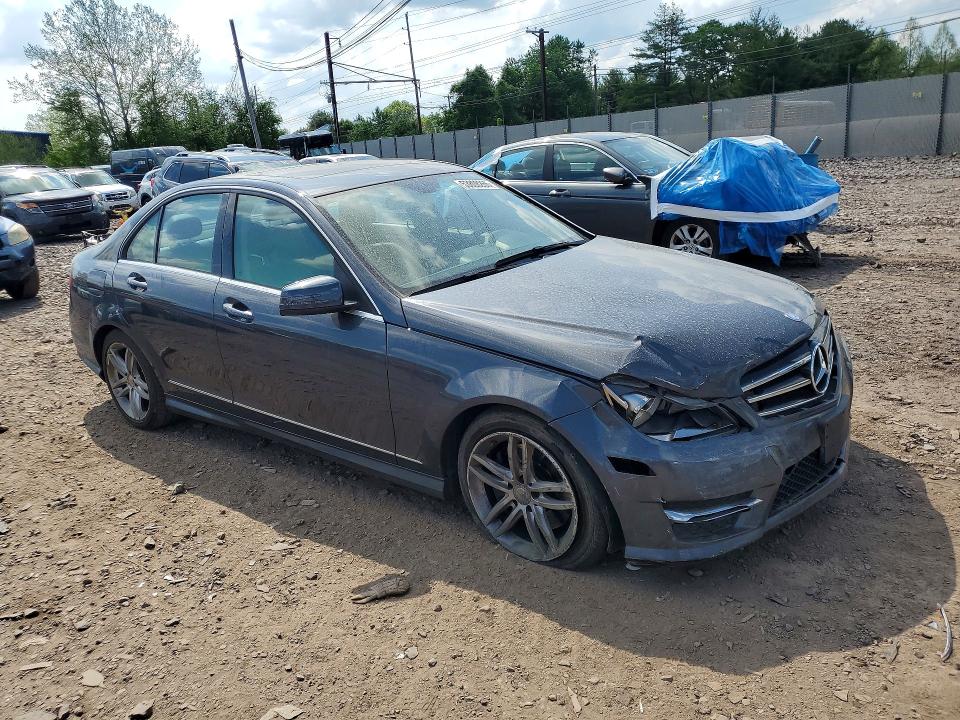 2014 Mercedes-benz VIN WDDGF8AB9ER311561 COPART salvage auction — FRONT END, Pa - Certificate Of Salvage, sold $1,400 on 2026-07-20 (photo 4)