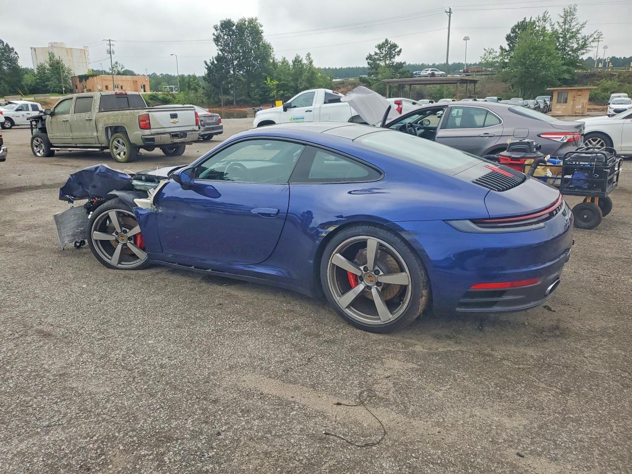 2021 Porsche 911 VIN WP0AB2A94MS221585 COPART salvage auction — Front End, SC - CERT OF TITLE-SALVAGE, sold $57,000 on 2026-07-06 (photo 2)
