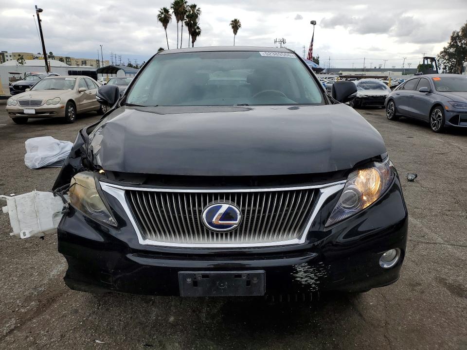 2010 Lexus Rx VIN JTJZB1BA1A2400732 COPART salvage auction — FRONT END, Ca - Salvage Certificate, sold $2,400 on 2026-07-17 (photo 5)