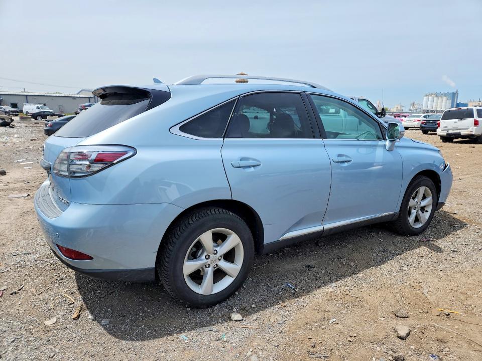 2010 Lexus Rx 350 VIN 2T2BK1BAXAC067058 COPART salvage auction — FRONT END, IL - SALVAGE CERTIFICATE, sold $4,950 on 2026-07-10 (photo 3)