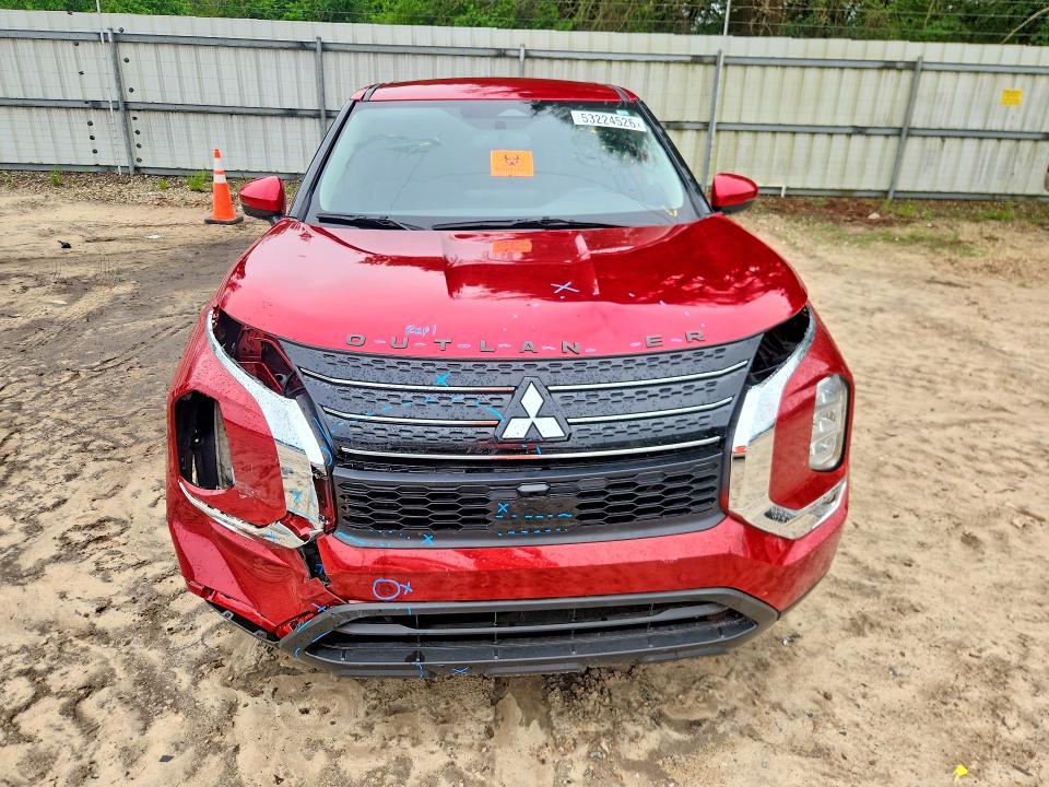 2022 Mitsubishi Outlander VIN JA4J3UA81NZ083751 COPART salvage auction — FRONT END, Ga - Cert Of Title-Salvage, sold $5,900 on 2026-07-17 (photo 5)