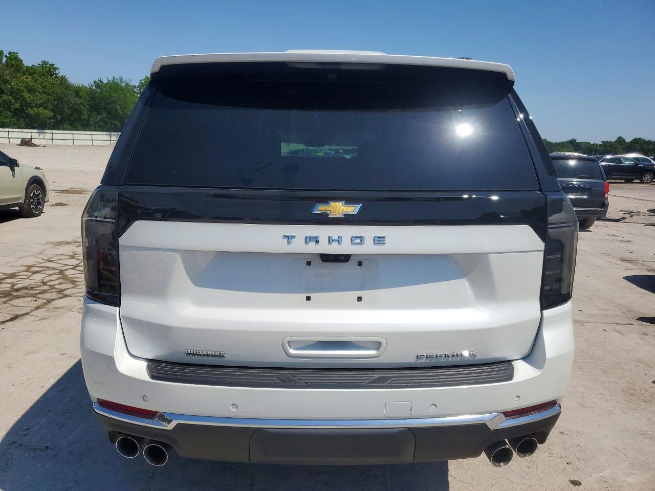 2025 Chevrolet Tahoe VIN 1GNS6SR82SR246680 COPART salvage auction — Side, OK - CERT OF TITLE-SALVAGE, sold $37,500 on 2026-06-30 (photo 6)
