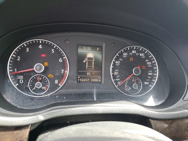 2015 Volkswagen Passat VIN 1VWCS7A38FC106290 COPART salvage auction — MINOR DENT/SCRATCHES, Hi - Certificate Of Salvage, sold $100 on 2026-07-27 (photo 9)