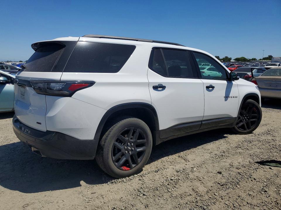 2021 Chevrolet Traverse VIN 1GNEVKKW8MJ126019 COPART salvage auction — FRONT END, Ca - Salvage Certificate, sold $4,250 on 2026-07-02 (photo 3)