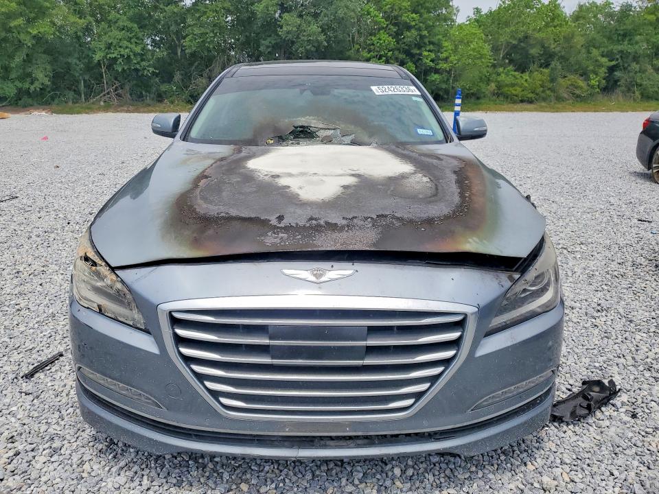 2015 Hyundai Genesis VIN KMHGN4JF7FU054550 COPART salvage auction — Burn Engine, Tx - Salvage Vehicle Title, sold $800 on 2026-07-13 (photo 5)