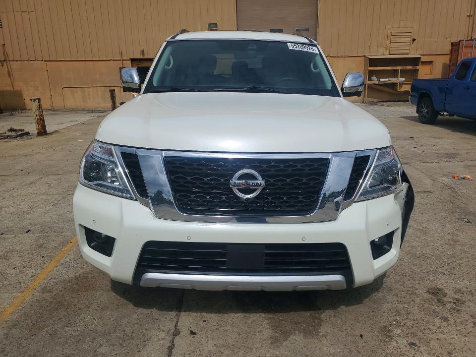 2018 Nissan Armada VIN JN8AY2NC3J9558762 COPART salvage auction — FRONT END, Sc - Cert Of Title-Salvage, sold $9,100 on 2026-07-17 (photo 5)