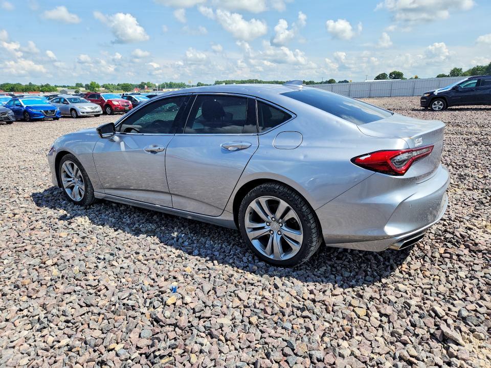 2021 Acura Tlx VIN 19UUB5F45MA009071 COPART salvage auction — HAIL, Mo - Salvage Certificate Of Title, sold $12,300 on 2026-07-27 (photo 2)