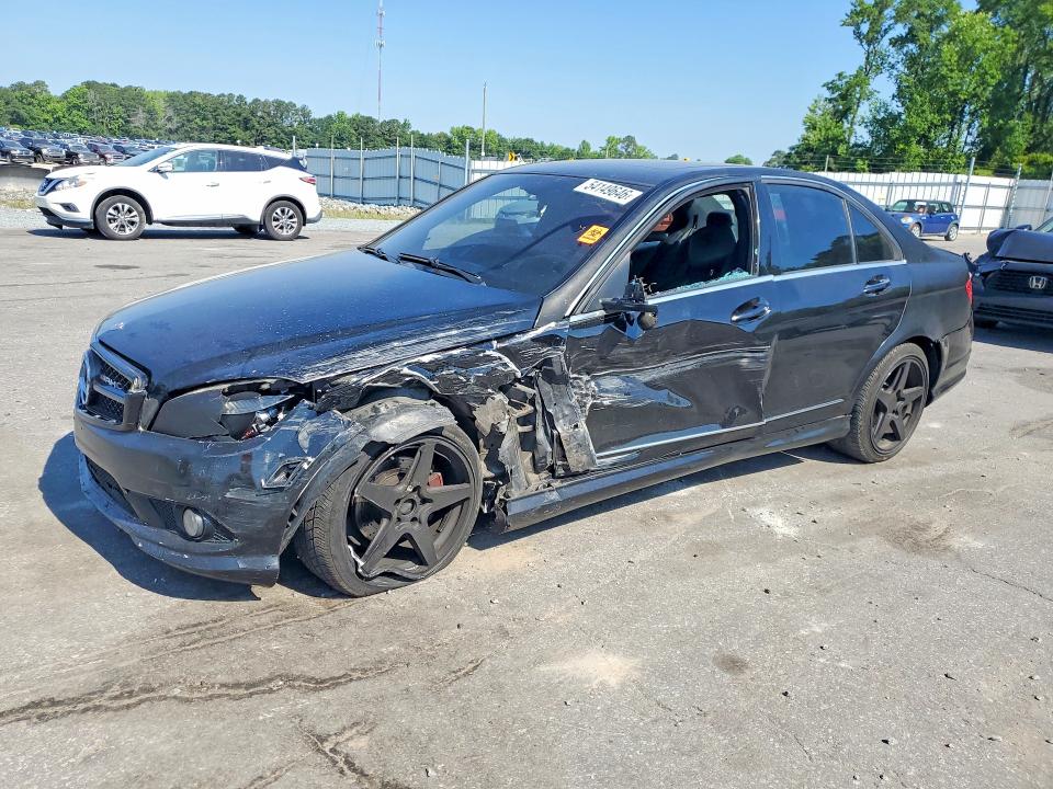 2010 Mercedes-benz C class VIN WDDGF5EB5AA392432 COPART salvage auction — SIDE, NC - SALVAGE CERTIFICATE OF TITLE, sold $250 on 2026-07-16 (photo 1)