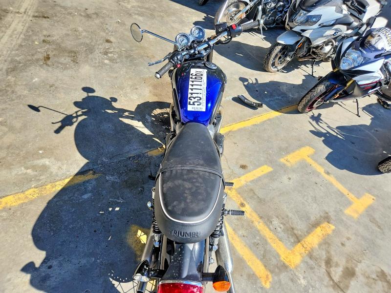 2024 Triumph motorcycle Bonneville VIN SMTD10G71RTBS5686 COPART salvage auction — SIDE, VA - CERT OF TITLE - SALVAGE, sold $1,850 on 2026-07-09 (photo 6)