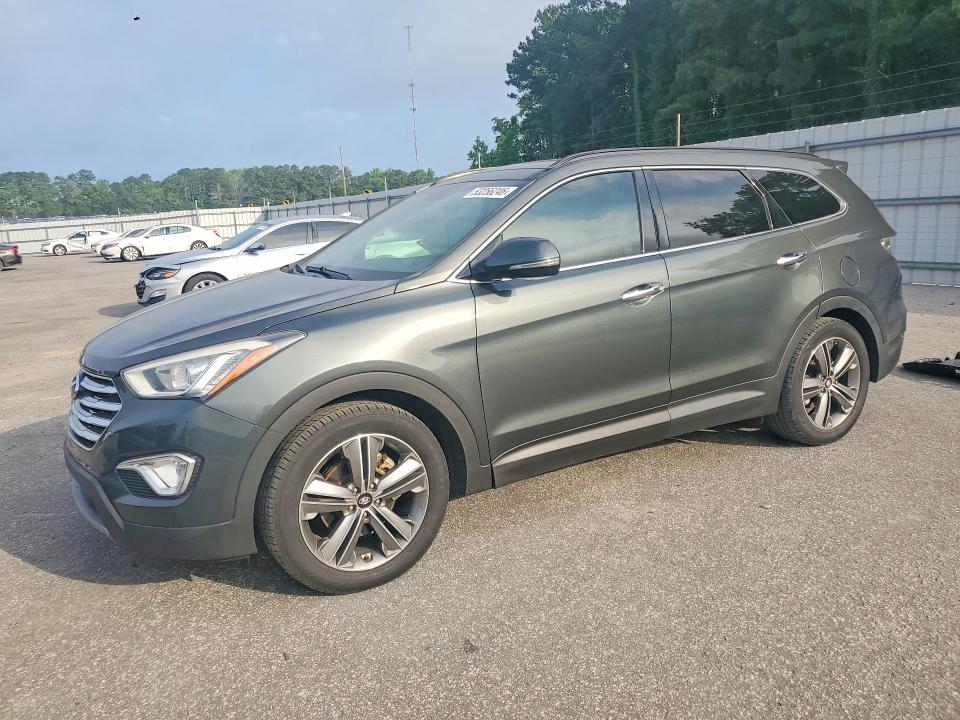 2014 Hyundai Santa fe VIN KM8SR4HF0EU081768 COPART salvage auction — REAR END, NC - SALVAGE CERTIFICATE OF TITLE, sold $3,000 on 2026-07-02 (photo 1)