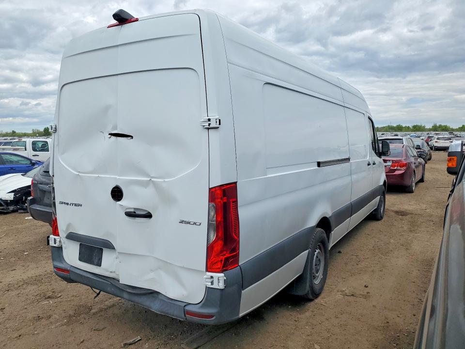 2021 Mercedes-benz Sprinter VIN W1Y4DDHY8MT046571 COPART salvage auction — REAR END, Il - Salvage Certificate, sold $7,300 on 2026-07-15 (photo 3)