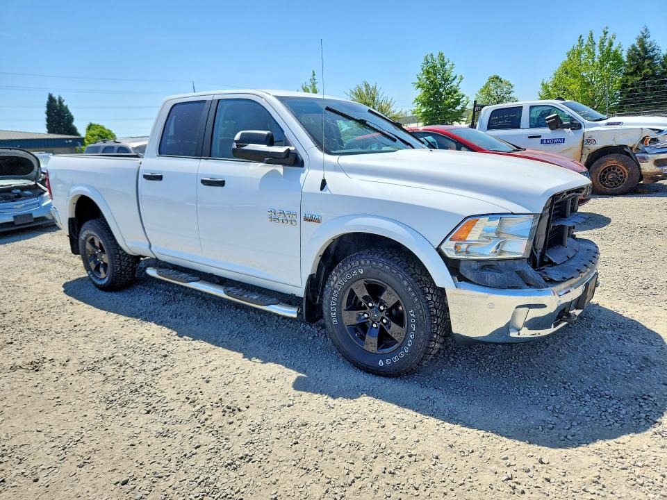 2018 Ram 1500 VIN 1C6RR7GT7JS104665 COPART salvage auction — FRONT END, Or - Salvage Title Certificate, sold $200 on 2026-07-21 (photo 4)