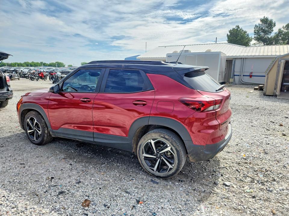 2021 Chevrolet VIN KL79MTSL6MB040353 COPART salvage auction — HAIL, Ar - Cert Of Title-Salvage, sold $3,500 on 2026-07-27 (photo 2)