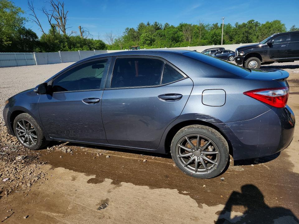 2015 Toyota Corolla VIN 5YFBURHEXFP332947 COPART salvage auction — HAIL, Wi - Certificate Of Title, sold $2,350 on 2026-07-20 (photo 2)