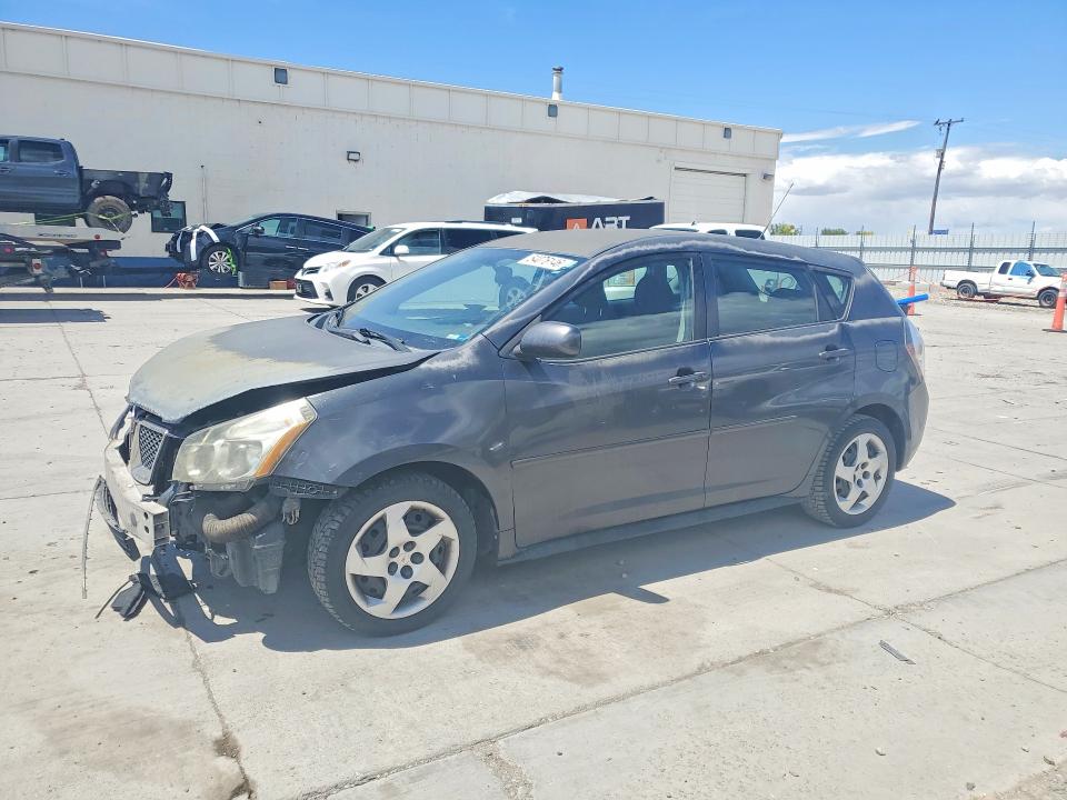 2010 Pontiac Vibe VIN 5Y2SP6E85AZ413065 COPART salvage auction — FRONT END, Ut - Salvage Certificate, sold $500 on 2026-07-13 (photo 1)