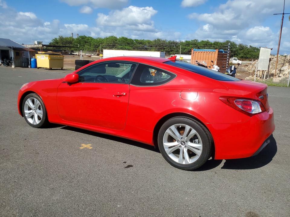 2012 Hyundai Genesis VIN KMHHT6KD9CU072725 COPART salvage auction — FRONT END, HI, sold $30 on 2026-08-31 (photo 2)