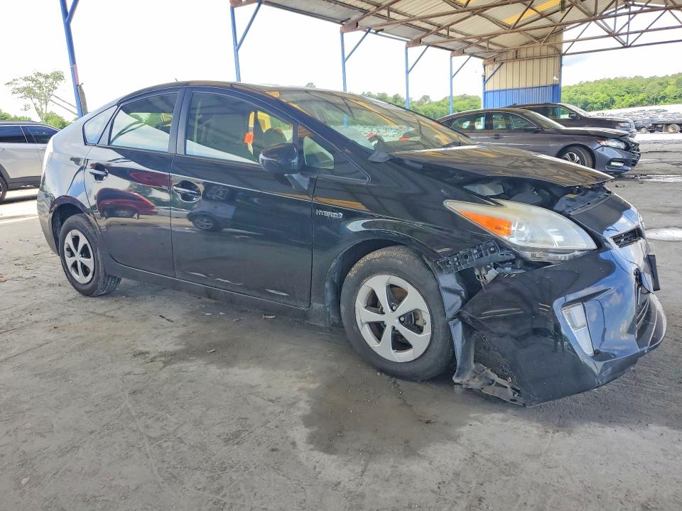 2012 Toyota Prius VIN JTDKN3DU3C1495866 COPART salvage auction — ROLLOVER, Ga - Cert Of Title-Salvage, sold $350 on 2026-07-09 (photo 4)