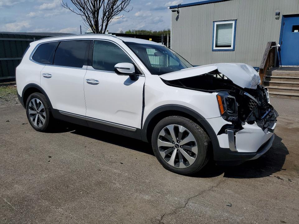 2021 Kia Telluride VIN 5XYP6DHC1MG137404 COPART salvage auction — FRONT END, Pa - Certificate Of Salvage, sold $4,000 on 2026-07-15 (photo 4)