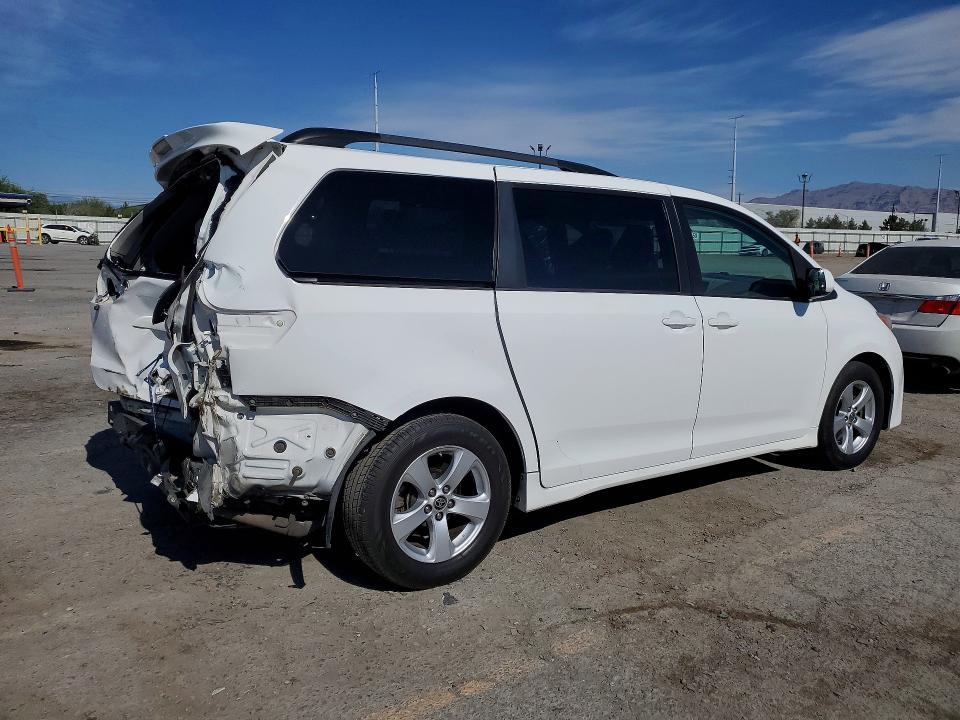 2020 Toyota Sienna VIN 5TDKZ3DCXLS081269 COPART salvage auction — REAR END, NV - SALVAGE TITLE, sold $6,700 on 2026-07-23 (photo 3)