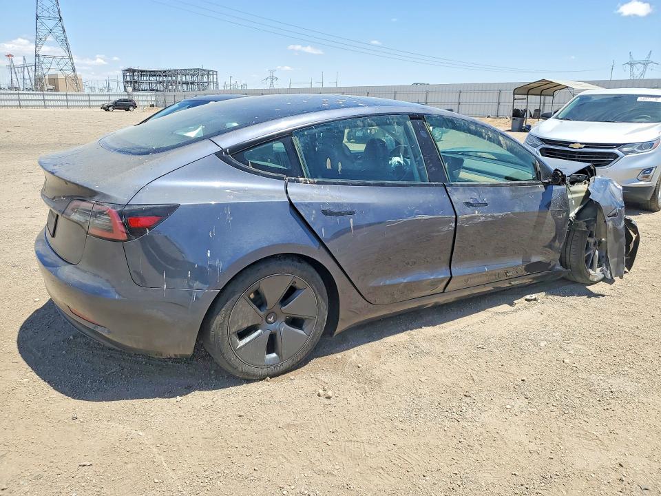2023 Tesla Model 3 VIN 5YJ3E1EA5PF646118 COPART salvage auction — FRONT END, Ca - Salvage Certificate, sold $7,800 on 2026-07-06 (photo 3)