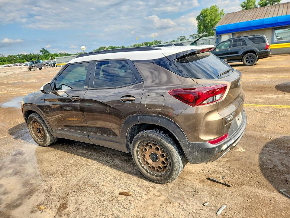 2022 Chevrolet Trailblazer VIN KL79MVSL5NB105321 COPART salvage auction — HAIL, Ks - Cert Of Title-Salvage, sold $7,300 on 2026-07-08 (photo 2)