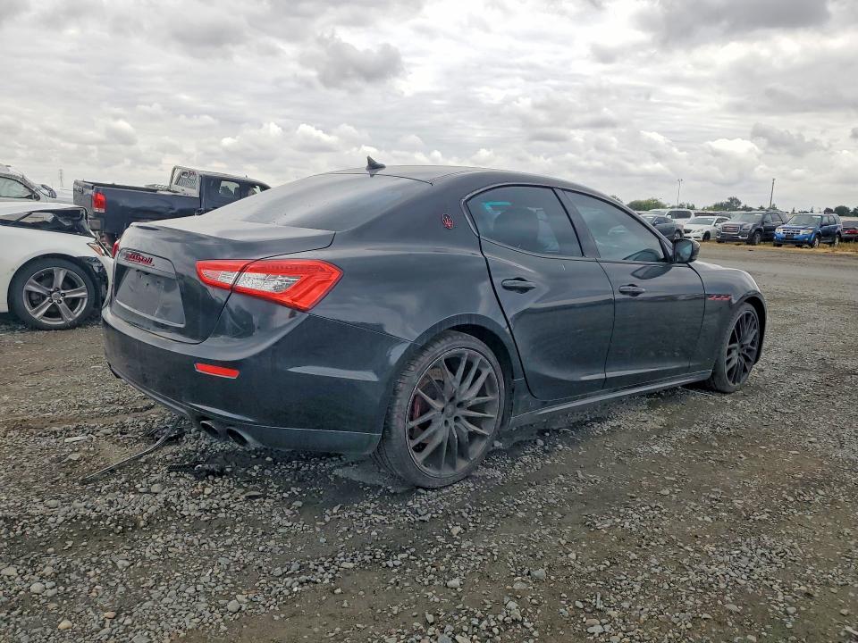 2015 Maserati Ghibli VIN ZAM57RTA7F1159199 COPART salvage auction — FRONT END, Ca - Salvage Acquisition Billofsale (P), sold $1,300 on 2026-07-09 (photo 3)