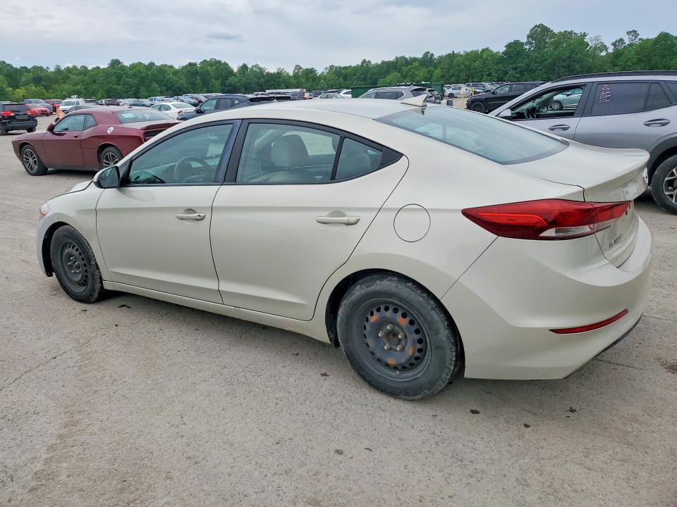 2017 Hyundai Elantra VIN KMHD74LF4HU127564 COPART salvage auction — UNDERCARRIAGE, PA - CERTIFICATE OF SALVAGE, sold $1,200 on 2026-07-02 (photo 2)
