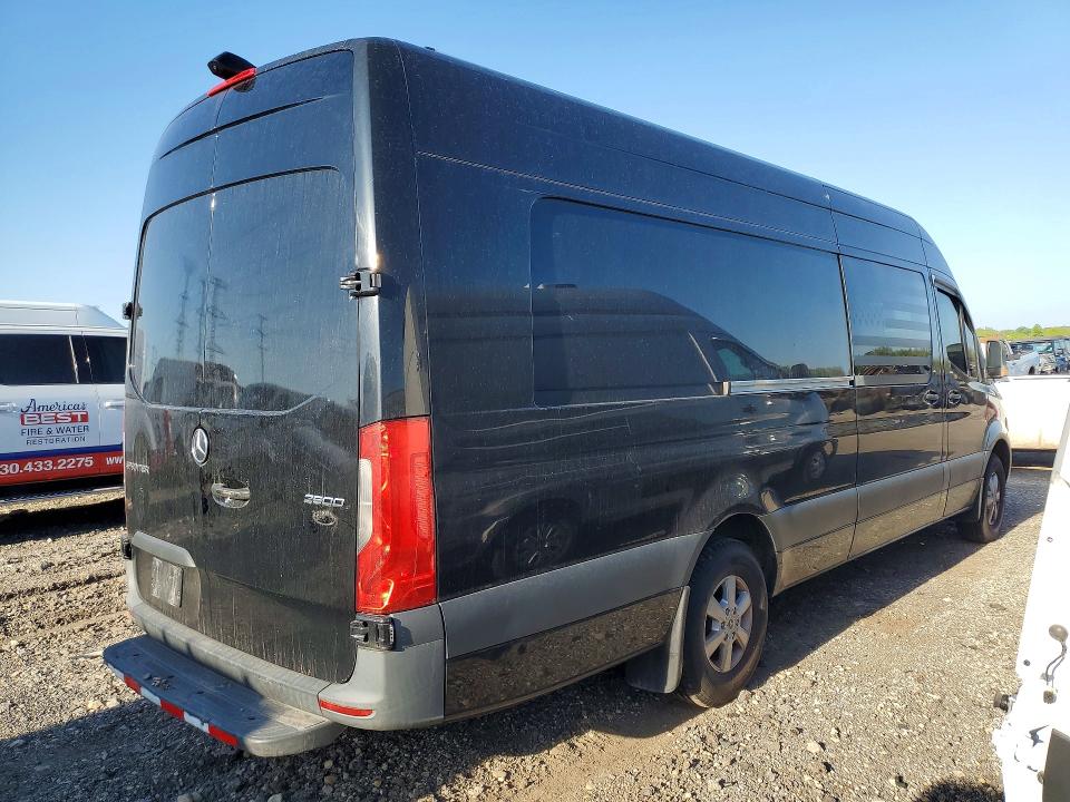2020 Mercedes-benz Sprinter VIN W1W4EDHY9LT020694 COPART salvage auction — HAIL, Il - Salvage Certificate, sold $12,400 on 2026-07-22 (photo 3)