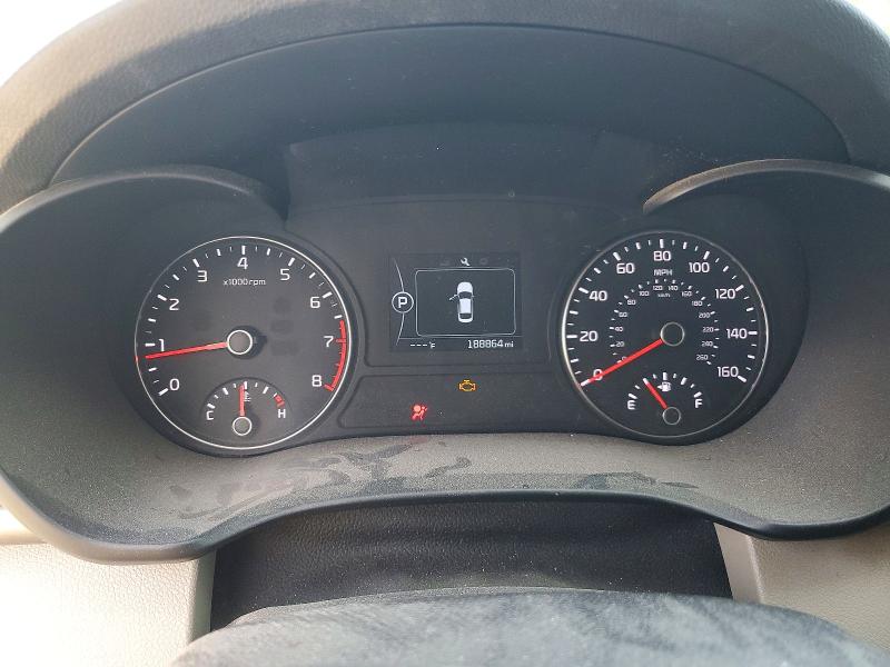 2016 Kia VIN KNAGT4L39G5093680 COPART salvage auction — FRONT END, Nc - Salvage Certificate Of Title, sold $700 on 2026-07-15 (photo 9)