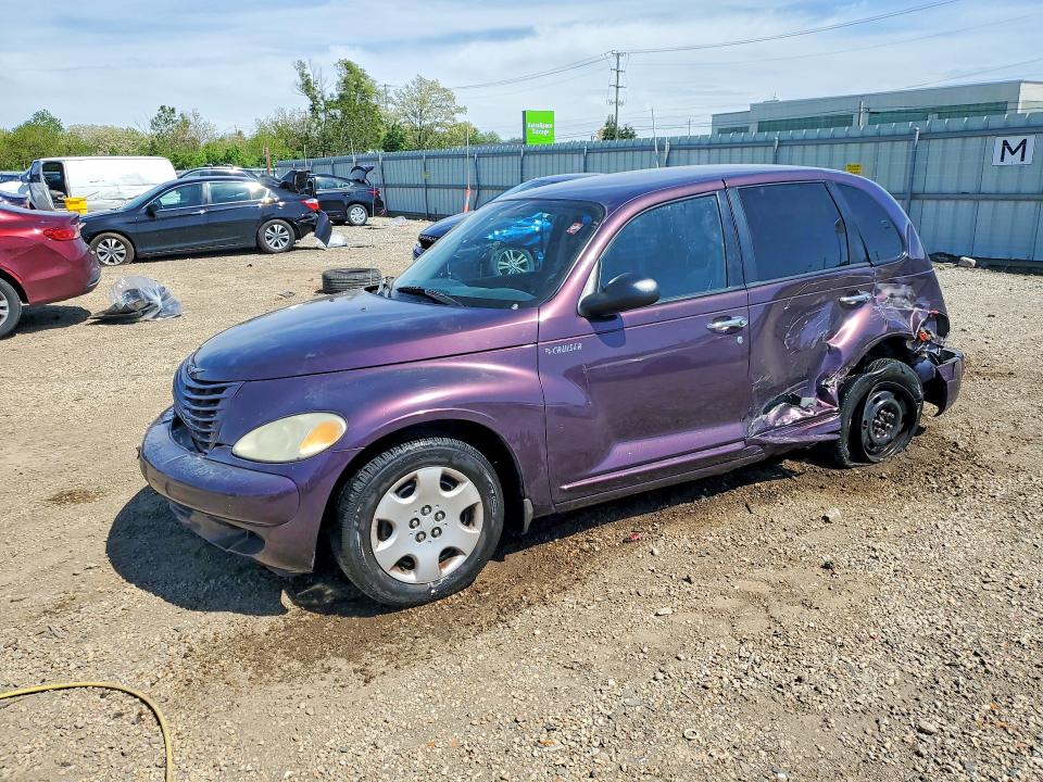 2004 Chrysler Pt cruiser VIN 3C4FY48B34T318381 COPART salvage auction — SIDE, Il - Salvage Certificate, sold $225 on 2026-07-08 (photo 1)
