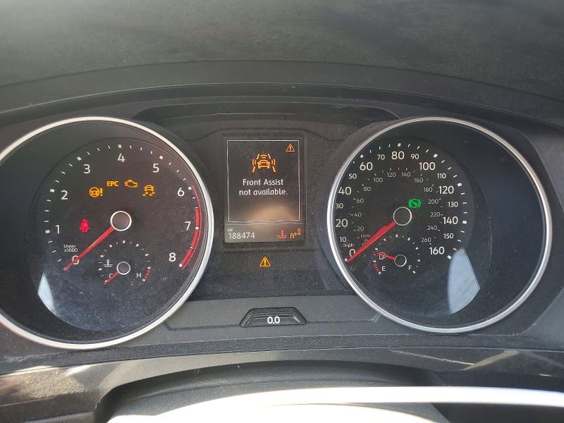 2021 Volkswagen Tiguan VIN 3VV1B7AX9MM029147 COPART salvage auction — FRONT END, Tx - Certificate Of Title (P), sold $5,400 on 2026-07-09 (photo 9)