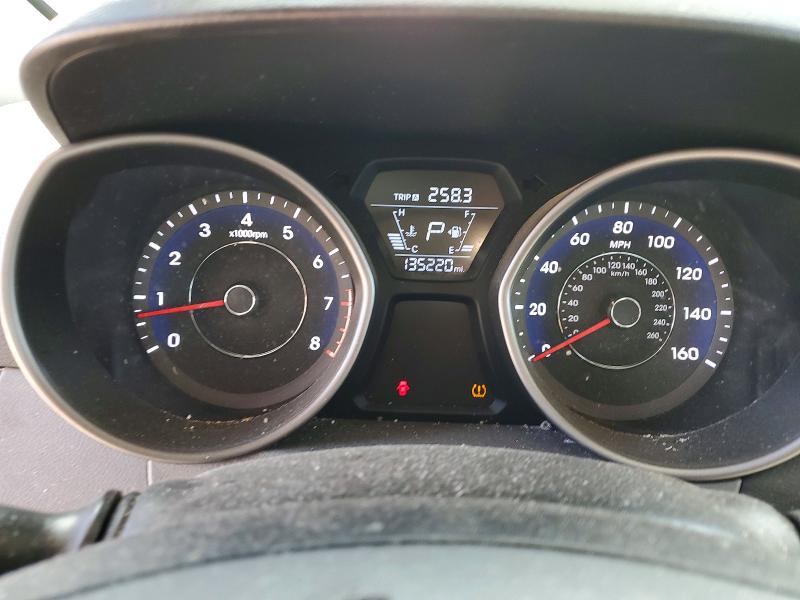 2014 Hyundai Elantra VIN 5NPDH4AE2EH456619 COPART salvage auction — NORMAL WEAR, Al - Certificate Of Title, sold $1,550 on 2026-07-07 (photo 9)