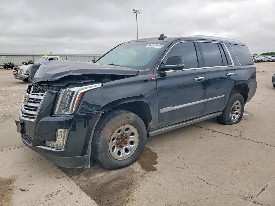 2015 Cadillac VIN 1GYS4PKJ0FR584197 COPART salvage auction — FRONT END, Tx - Salvage Vehicle Title, sold $5,500 on 2026-07-09 (photo 1)