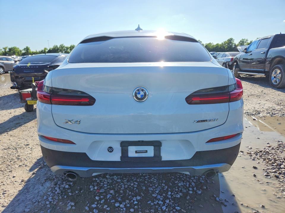2020 BMW X4 VIN 5UX2V1C05L9C53005 COPART salvage auction — FRONT END, Tx - Salvage Vehicle Title, sold $200 on 2026-07-24 (photo 6)