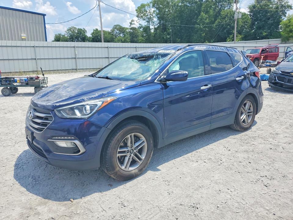 2018 Hyundai Santa fe VIN 5XYZUDLB6JG537550 COPART salvage auction — BURN, Nc - Salvage Certificate Of Title, sold $1,150 on 2026-07-08 (photo 1)